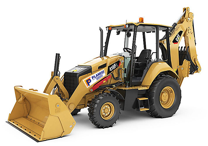 Retroescavadeira Cat F2 Planege Pré-moldados